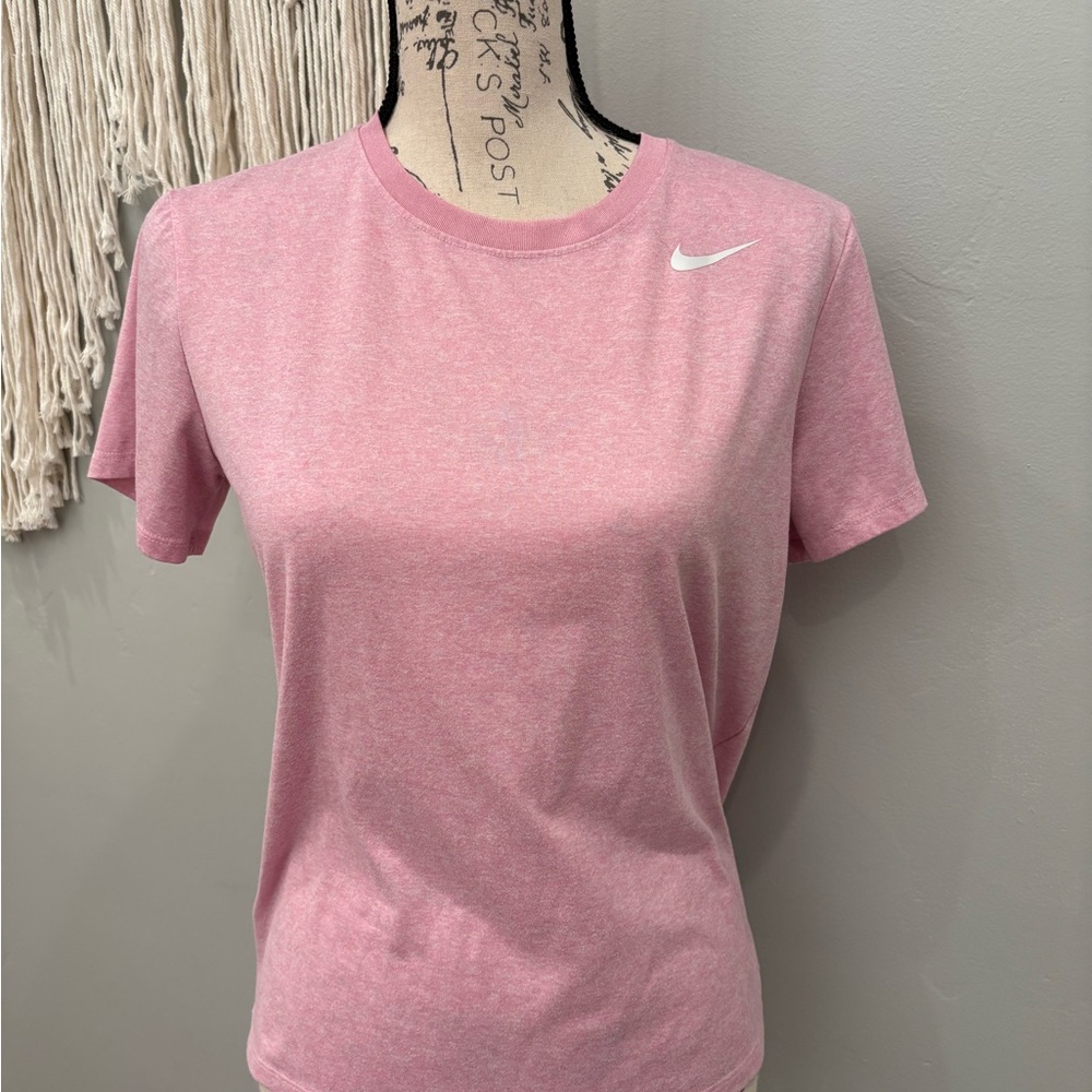 Nike Tee Women's Heather Pink Short Sleeve Sm